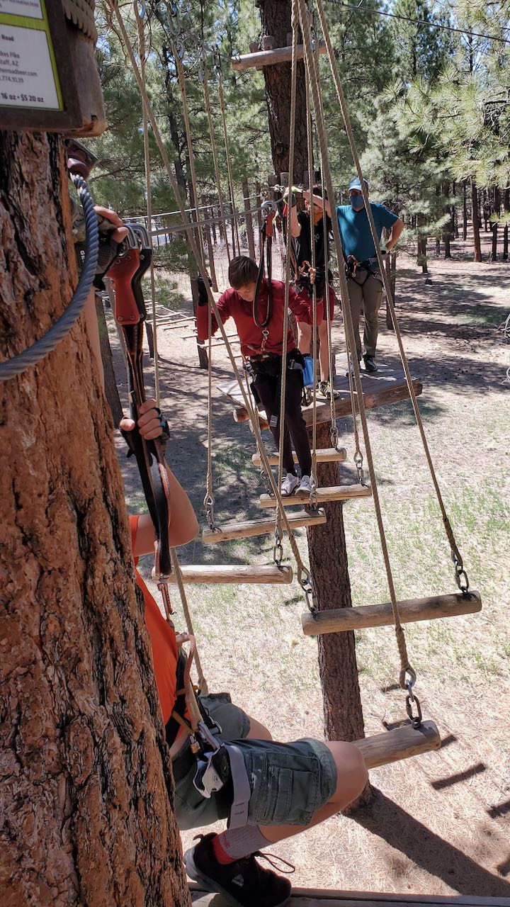 Scouts on obstacle