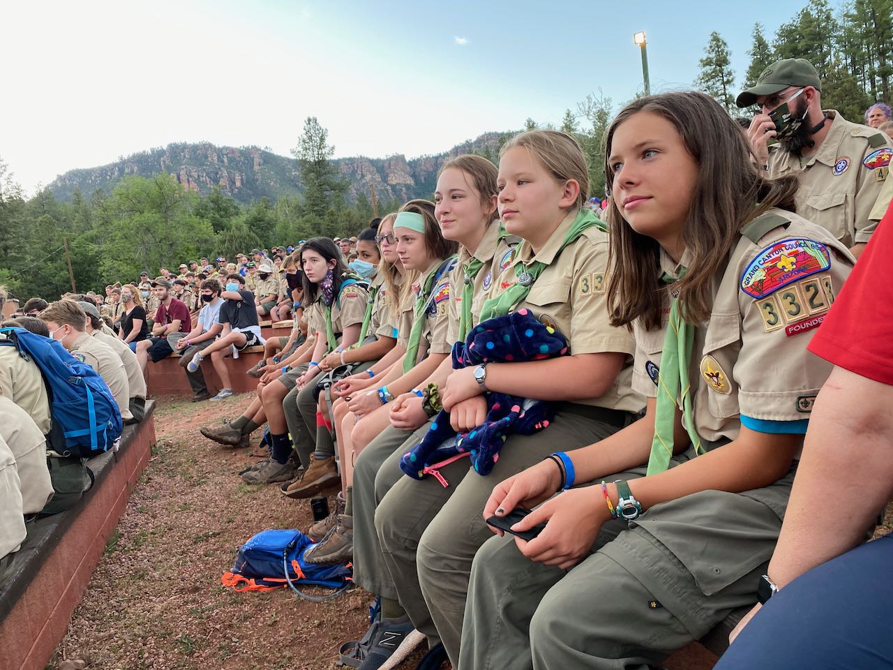 Troop at camp 2021