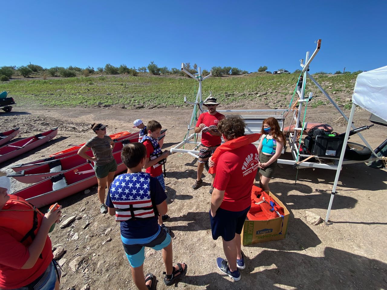 canoe instruction