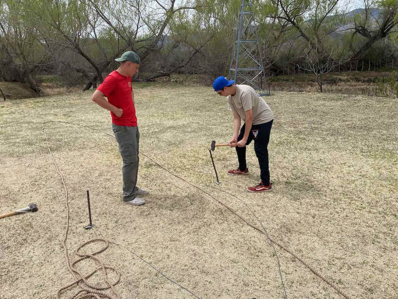 Rope Bridge building