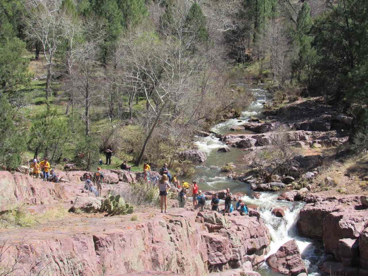 Scouts on a hike