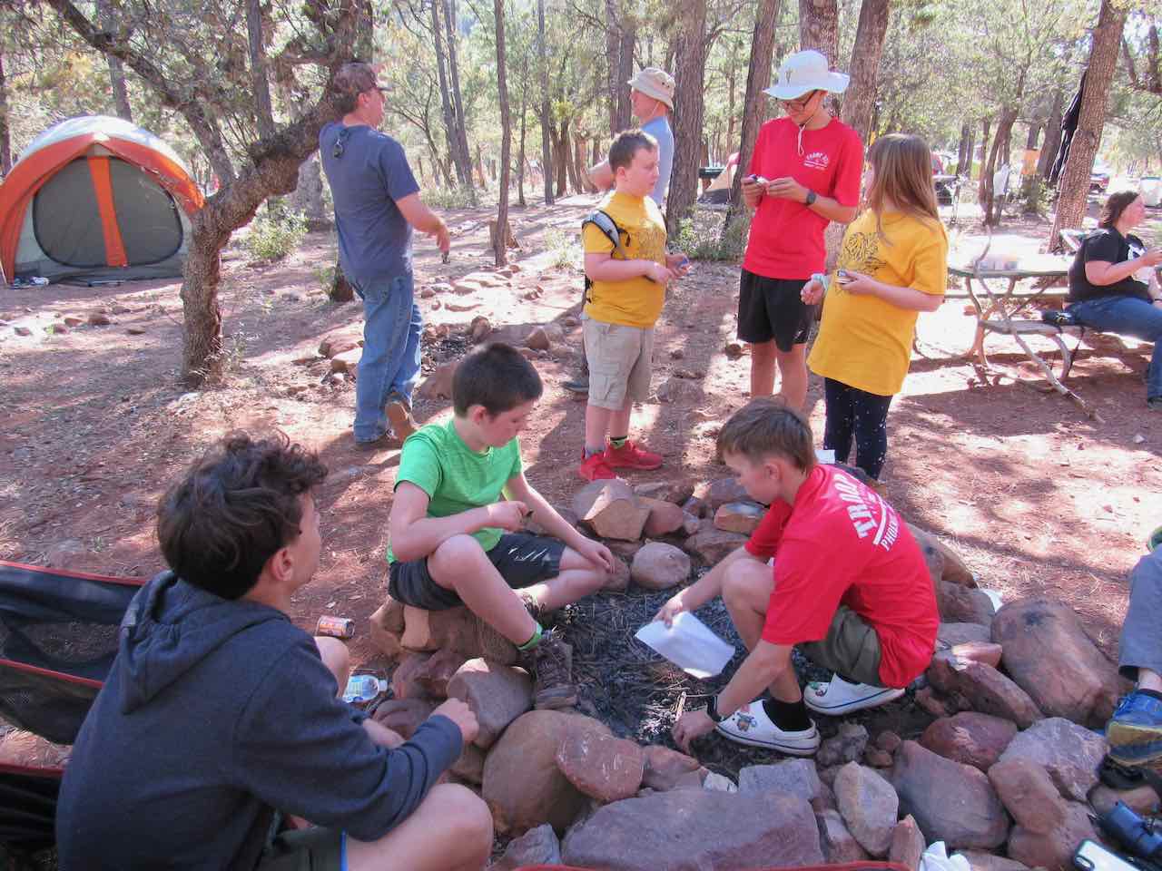 Scouts helping scouts