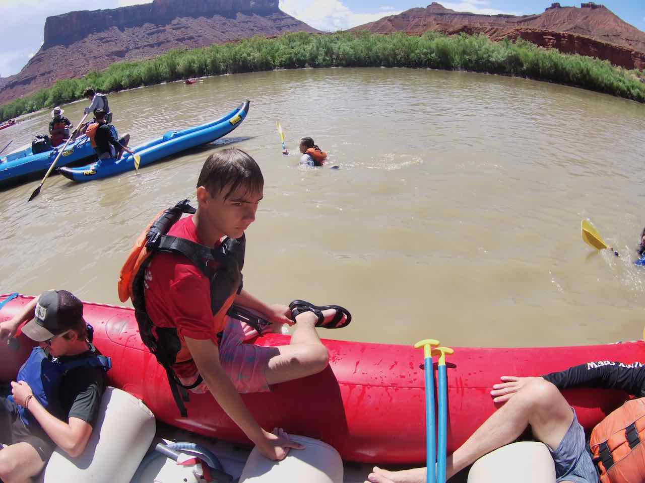 Scouts on the water