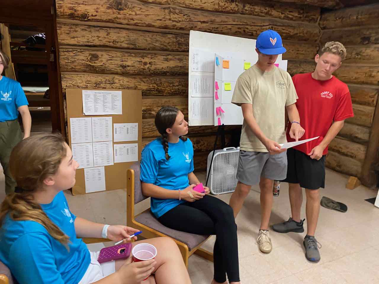 Scouts planning session